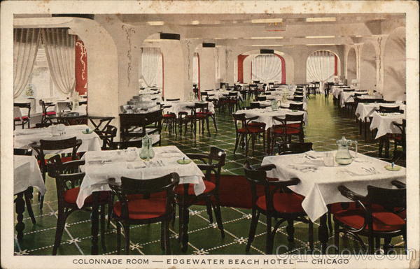 Colonnade Room, Edgewater Beach Hotel Chicago Illinois
