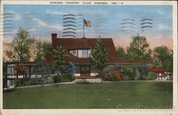 View of Country Club Building Kokomo Indiana
