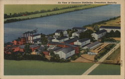 Air View of Glenmore Distilleries Owensboro, KY Postcard Postcard Postcard