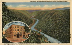 The Penn-Wells Hotel Wellsboro, PA Postcard Postcard Postcard