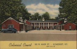 Colonial Court Somerset, KY Postcard Postcard Postcard