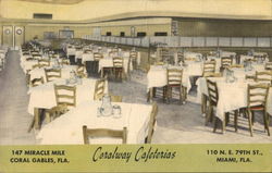 Coralway Cafeterias Coral Gables, FL Postcard Postcard Postcard