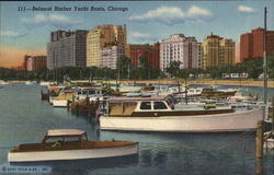 Belmont Harbor Yacht Basin Postcard