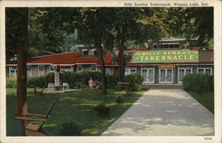 Billy Sunday Tabernacle Winona Lake, IN Postcard Postcard Postcard