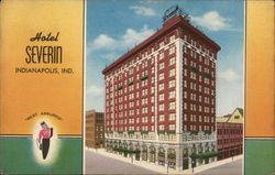 Hotel Severin Indianapolis, IN Postcard Postcard Postcard