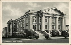 First Baptist Church Minden, LA Postcard Postcard Postcard