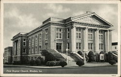 First Baptist Church Postcard