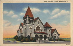 First Methodist Church Alexandria, LA Postcard Postcard Postcard