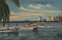 Aquaplaning on Biscayne Bay Postcard
