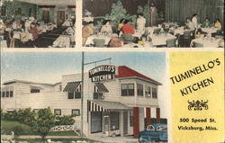 Tuminello's Kitchen Vicksburg, MS Postcard Postcard Postcard