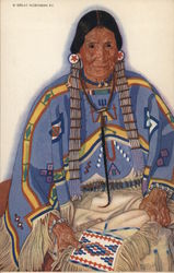 Julia-Wades-In-The-Water Native Americana Postcard Postcard Postcard
