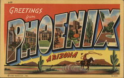 Greetings From Phoenix Arizona Postcard