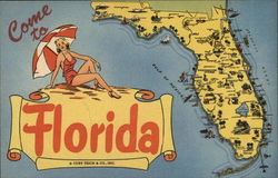 Come to Florida Postcard