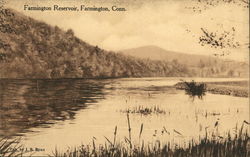 Farmington Reservoir Connecticut Postcard Postcard Postcard