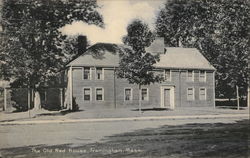 The Old Red House Framingham, MA Postcard Postcard Postcard