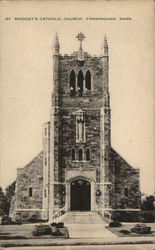 St. Bridget's Catholic Church Framingham, MA Postcard Postcard Postcard