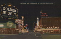 Fremont Street Las Vegas, NV Postcard Postcard Postcard