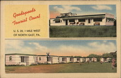 Goodspeeds Tourist Court North East, PA Postcard Postcard Postcard