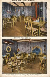 Smith Bros. Fish Shanty Restaurant Port Washington, WI Postcard Postcard Postcard