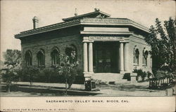 Sacramento Valley Bank Biggs, CA Postcard Postcard Postcard