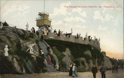 The Parapet at Sutro Heights Postcard
