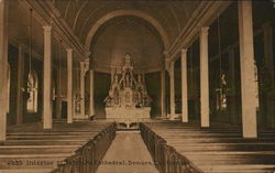 Interior, St. Patrick's Cathedral Sonora, CA Postcard Postcard Postcard