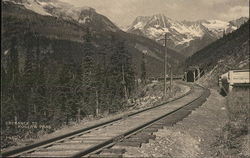 Entrance to Roger's Pass Postcard