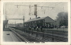 Railroad Station Darien, CT Postcard Postcard Postcard