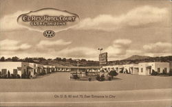 El Rey Hotel Court Globe, AZ Postcard Postcard Postcard