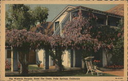 Wisteria Pergola, Hotel The Oasis Palm Springs, CA Postcard Postcard Postcard