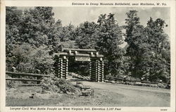 Droop Mountain Battlefield Lewisburg, WV Postcard Postcard Postcard