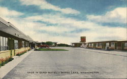 Sage 'N' Sand Motel Moses Lake, WA Postcard Postcard Postcard