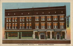Tidewater Hotel Newport News, VA Postcard Postcard 