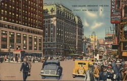 Times Square, Broadway and 43rd Street New York, NY Postcard Postcard Postcard