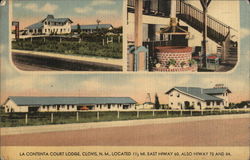 La Contenta Court Lodge Postcard