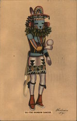 The Rainbow Dancer Native Americana Postcard Postcard Postcard
