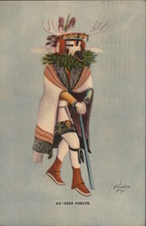 Deer Dancer Postcard