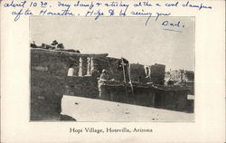 Hopi Village Hotevilla, AZ Postcard Postcard Postcard
