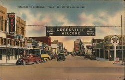 Lee Street Looking East Postcard