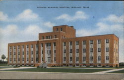 Midland Memorial Hospital Texas Postcard Postcard Postcard