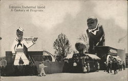 Entrance, Enchanted Island 1933 Chicago World Fair Postcard Postcard Postcard