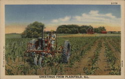 Greetings From Plainfield, Ill. Illinois Postcard Postcard Postcard