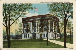 Ottawa County Court House Miami, OK Postcard Postcard Postcard