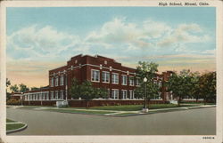 Miami High School Oklahoma Postcard Postcard Postcard