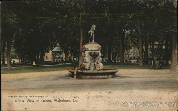 View of Green Waterbury Connecticut