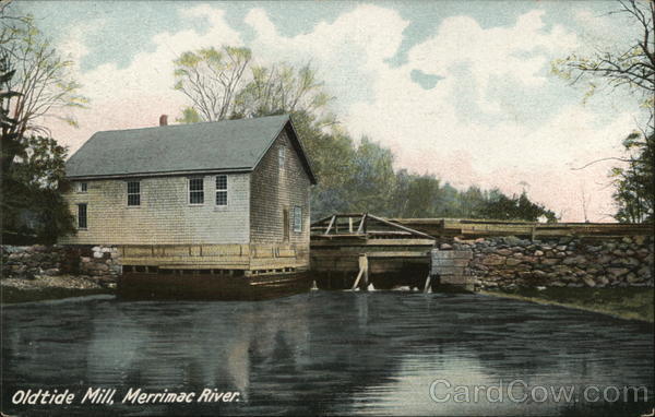 Oldtide Mill, Merrimac River New Hampshire