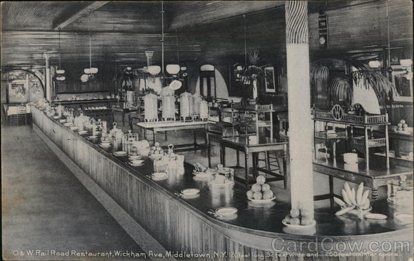 O. & W. Rail Road Restaurant, Wickham Ave. Middletown New York