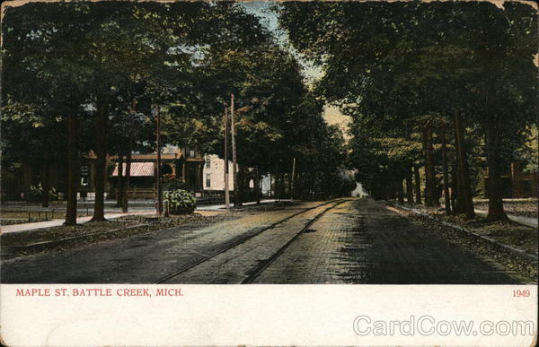 Maple St. Battle Creek Michigan