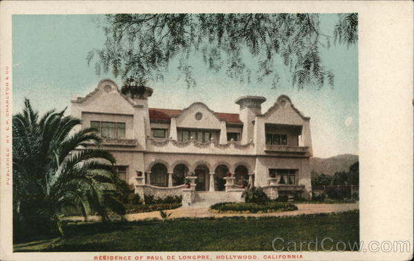 Residence of Paul De Longpre Hollywood California