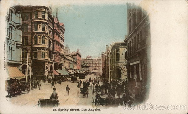 Spring Street Los Angeles California